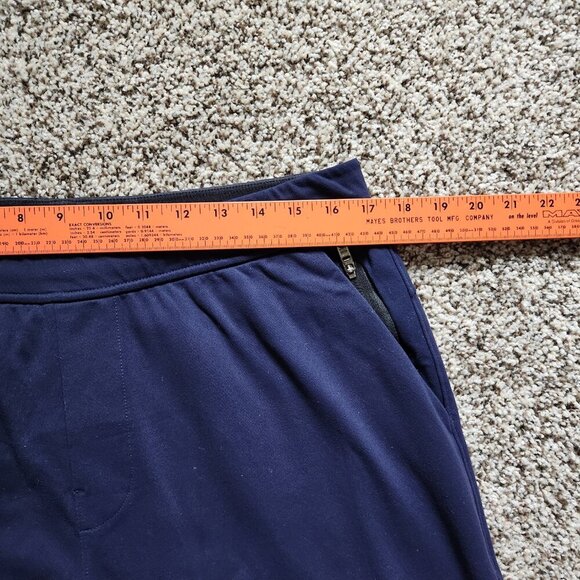 Public Rec Pants Men 34x26 Blue Gamechanger Jogger Elastic Waistband Zip Pocket - Picture 5 of 6